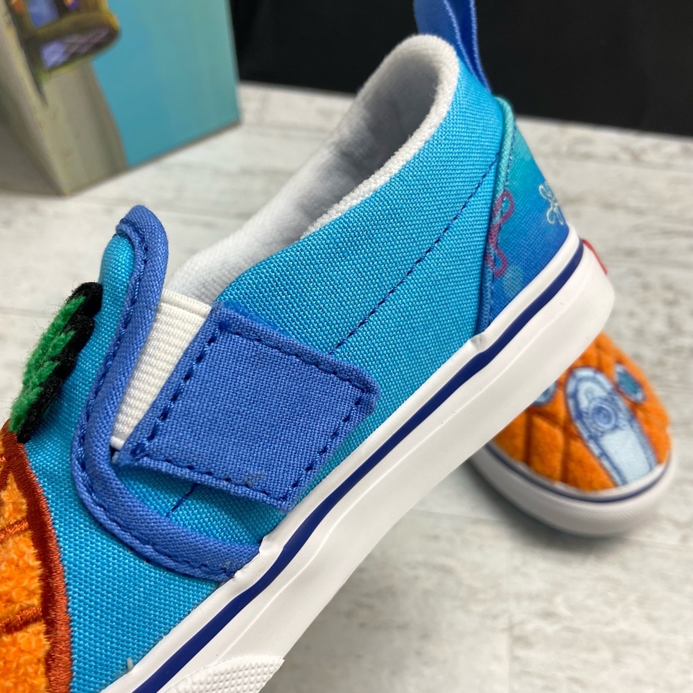 Vans SpongeBob slip-on Velcro Toddler sneakers - Picture 8 of 17